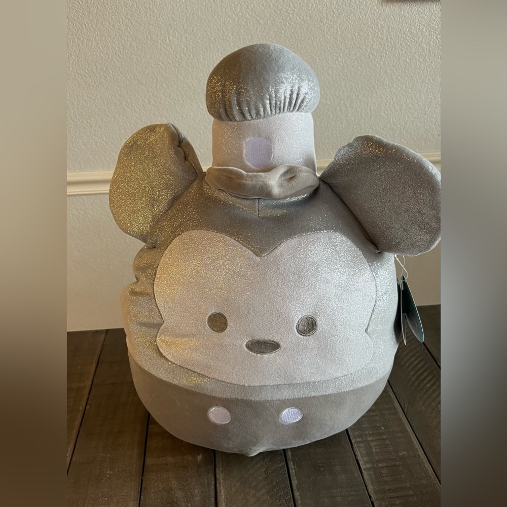 Squishmallows Disney 14" Steamboat Willy Mickey Mouse 100th Special Edition